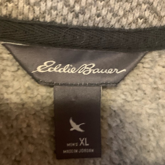 Eddie Bauer quarter button up sweater size XL - Picture 3 of 3